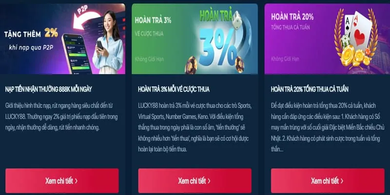 Tiền thưởng sự kiện đặc biệt cho các giải đấu lớn